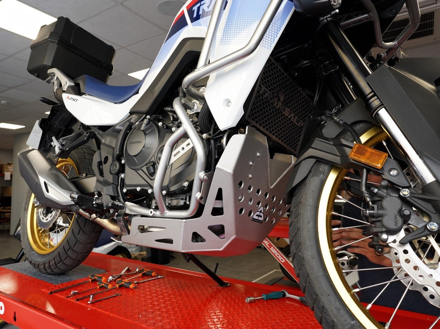 Skid Plate Honda Transalp 750 2022 2024 ACD RACING PARTS