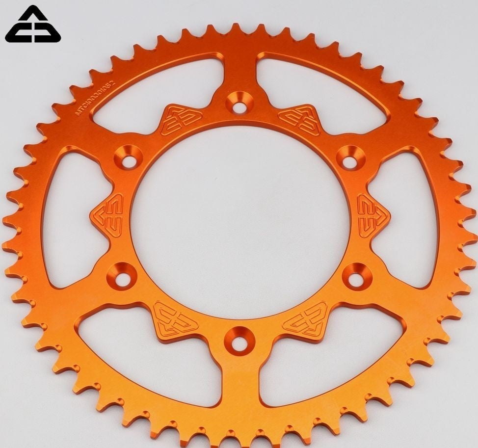 Rear sprocket KTM EXC200-GAS GAS EC250 - HUSABERG FC550 -  Aluminium 48/49/50/51/52 T