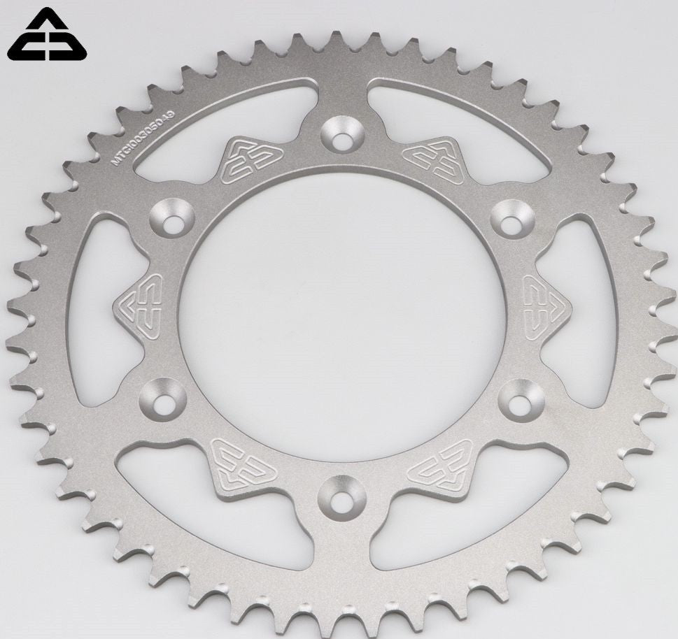 NICHE 520 Pitch 49-Tooth Rear Sprocket For Honda CRF/CR 250R 450R (1983-2019) - Gray